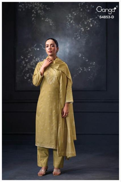 Ganga lirien 4853 textiles wholesale dress material bengaluru karnataka